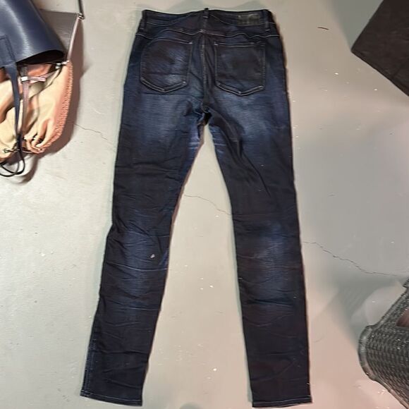 Dark Denim G-Star 3301 High Skinny Size 31 Jeans - Picture 3 of 6